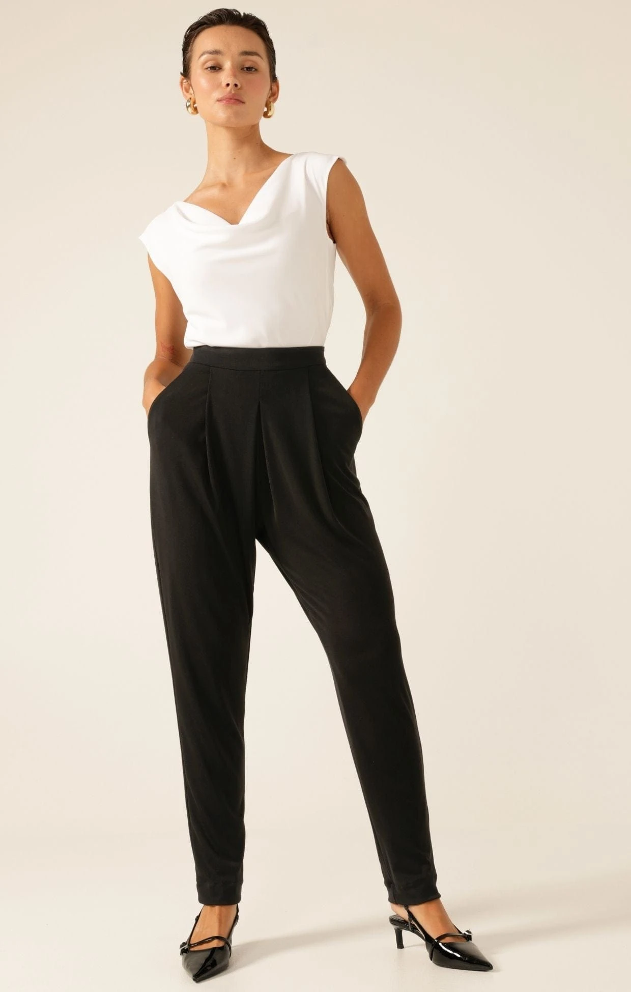 JERSEY DRAPE PANT 4 JERSEY DRAPE PANT - Image 2