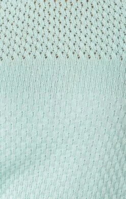 3/4 SLEEVE RIPPLE KNIT TOP IN AQUAMARINE 13 3/4 SLEEVE RIPPLE KNIT TOP IN AQUAMARINE -Clothing Discounts Shop LR 34SLEEVERIPPLEKNITINSKYBLUE