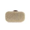 BLANCA STRUCTURED CLUTCH IN GOLD