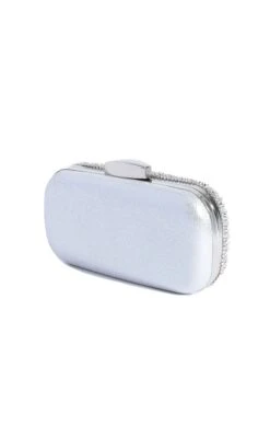 BLANCA STRUCTURED CLUTCH IN SILVER 8 BLANCA STRUCTURED CLUTCH IN SILVER -Clothing Discounts Shop LR ADORNEBLANCAINSILVER 0002 GenerativeFill4