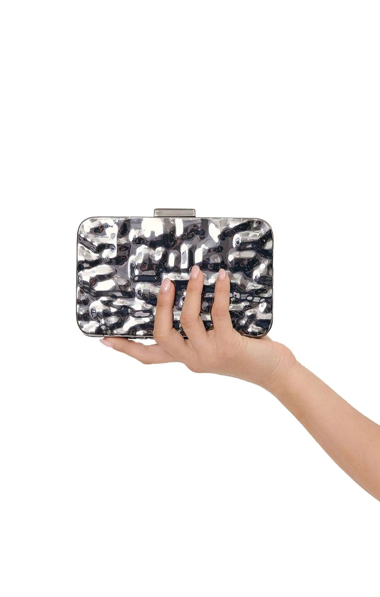 HEIDI METAL CLUTCH BAG IN GUNMETAL 6 HEIDI METAL CLUTCH BAG IN GUNMETAL - Image 4