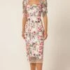 ALYSSIUM MIDI DRESS -Clothing Discounts Shop LR ALYSSIUMMIDIDRESSINMAUVEFLORALLACE9 ELIZAVETAS25