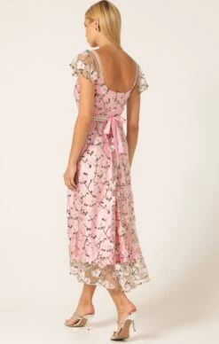 ANNA'S HUMMINGBIRD DRESS -Clothing Discounts Shop LR ANNASHUMMINGBIRDDRESSINPINKBEAD6 KAROLINAWCK25