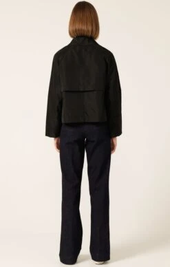 BUTTON UP CROPPED JACKET -Clothing Discounts Shop LR BUTTONUPCROPJACKETWITHDENIMSMARTPANT1 LILYWSK25