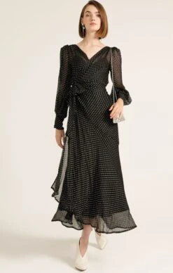 CALAIS WRAP DRESS