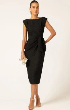 CELESTIAL DRESS IN BLACK