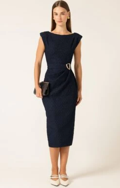 CELESTIAL DRESS IN NAVY