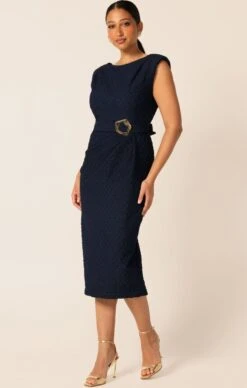 CELESTIAL DRESS IN NAVY 13 CELESTIAL DRESS IN NAVY -Clothing Discounts Shop LR CELESTIALDRESSINNAVYCURVE20 TERRILC25