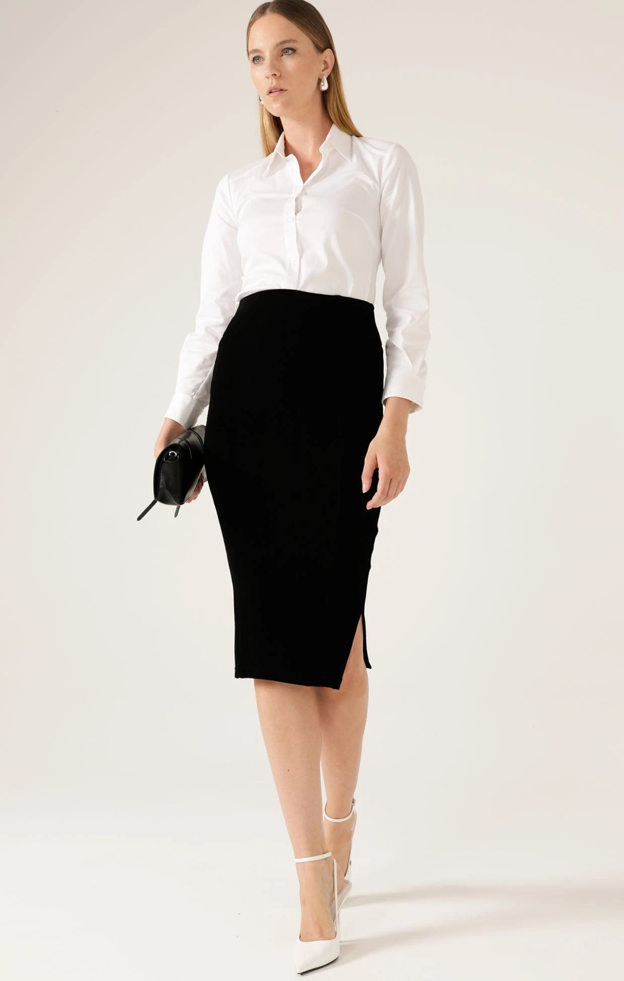 PENCIL SKIRT IN BLACK 7 PENCIL SKIRT IN BLACK - Image 5