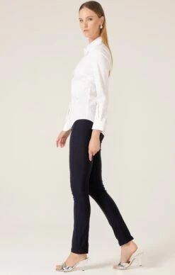 SKINNY PANT IN NAVY -Clothing Discounts Shop LR CLASSICWHITESHIRTWITHSKINNYPANTINNAVY9 NICOLESC24