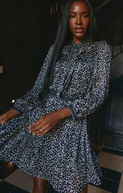 CONFETTI MOON MINI DRESS -Clothing Discounts Shop LR CONFETTIMOONMINIDRESSCAMPAIGN25238 IZAAC25