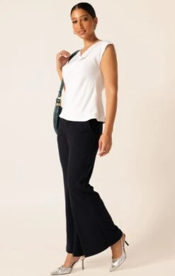CLASSIC TROUSER IN NAVY -Clothing Discounts Shop LR COWLBIASTOPINSNOWWITHCLASSICTROUSERINNAVYCURVE16 TERRILC25