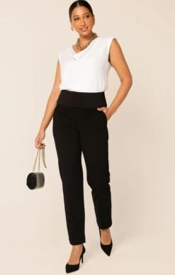 Clothing Discounts Shop -Clothing Discounts Shop LR COWLBIASTOPINSNOWWITHTAPEREDLEGPANTINBLACKCURVE35 TERRILC25