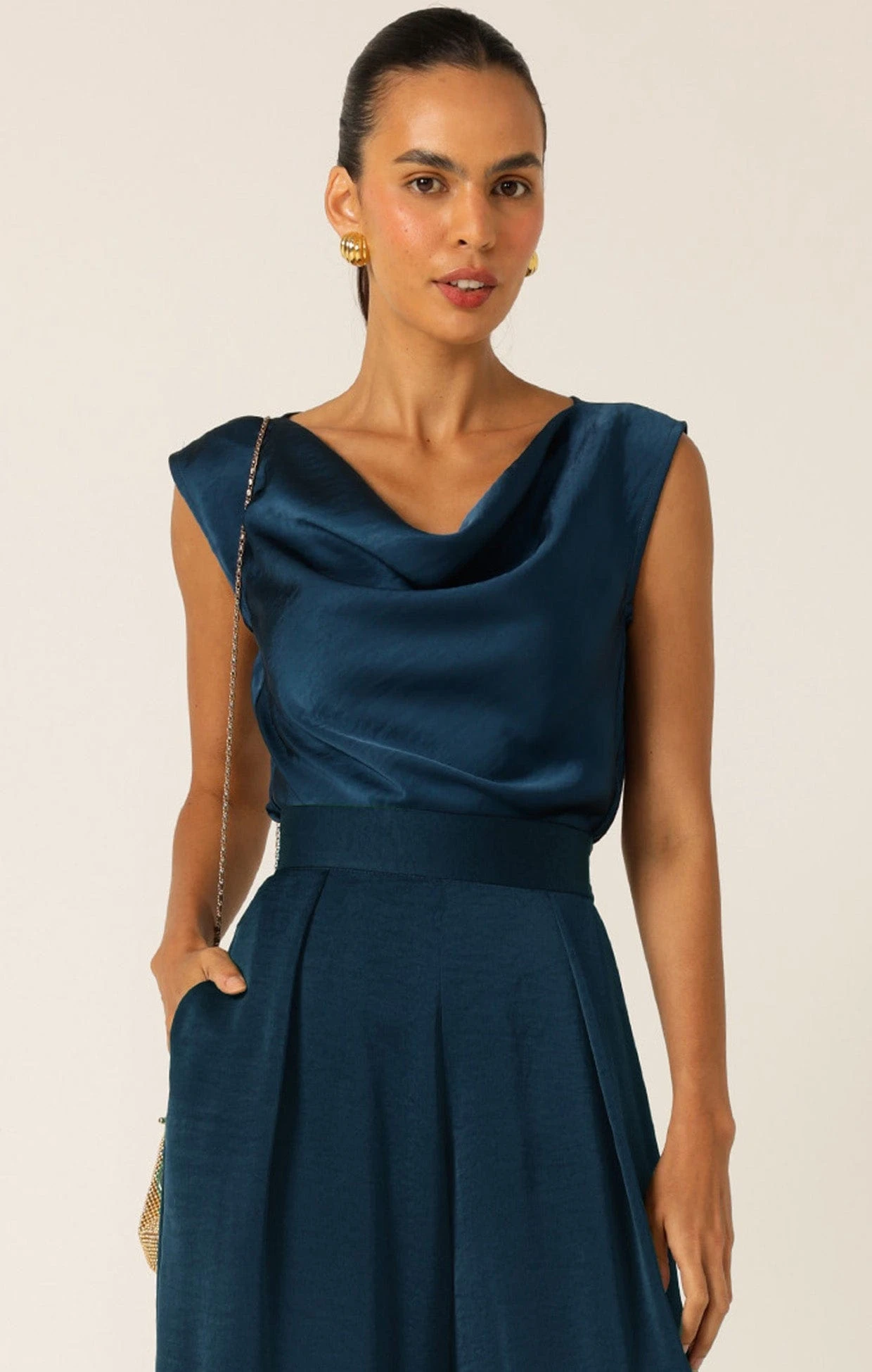 COWL BIAS TOP STEELE BLUE 3 COWL BIAS TOP STEELE BLUE