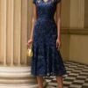 DELPHINE DRESS NAVY 2 DELPHINE DRESS NAVY -Clothing Discounts Shop LR DELPHINEDRESSNAVYSPRINGCAMPAIGN202526 DIYA25