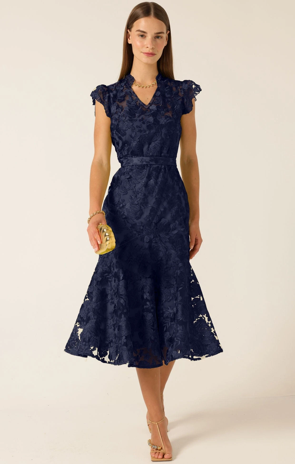 DELPHINE DRESS NAVY 4 DELPHINE DRESS NAVY - Image 2