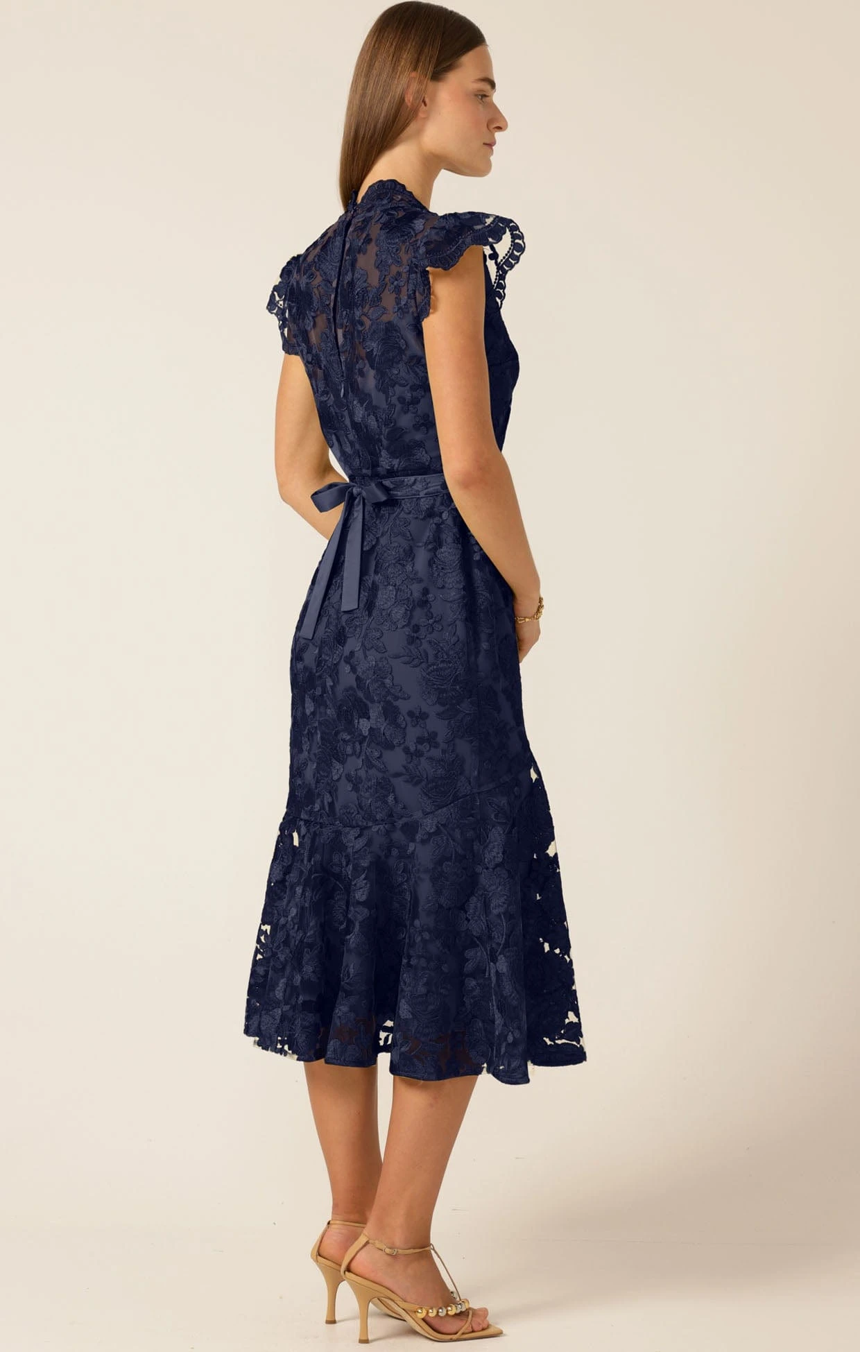 DELPHINE DRESS NAVY 6 DELPHINE DRESS NAVY - Image 4