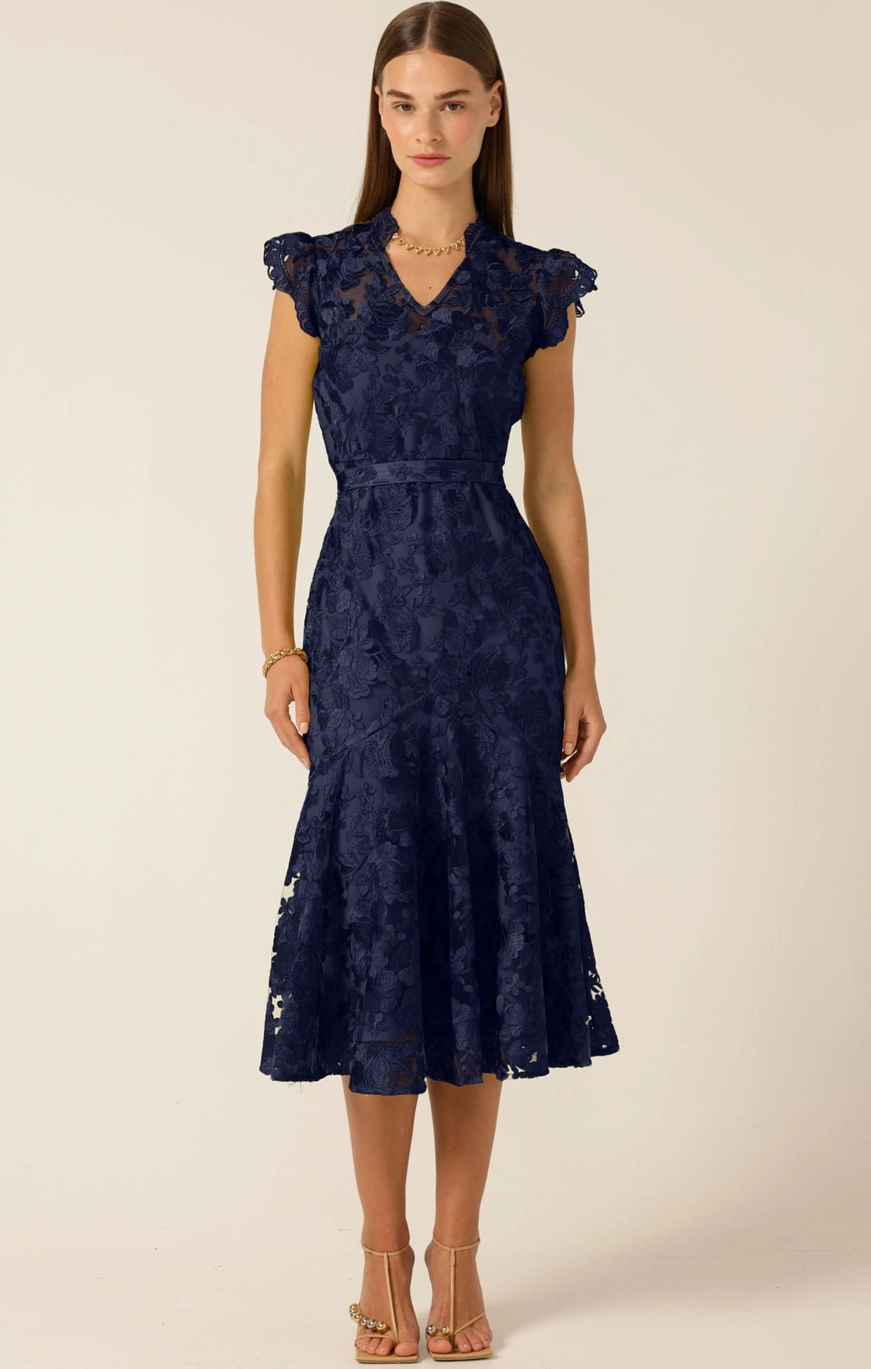 DELPHINE DRESS NAVY 5 DELPHINE DRESS NAVY - Image 3