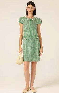 DEWDROP LANE SHIFT 15 DEWDROP LANE SHIFT -Clothing Discounts Shop LR DEWDROPLANESHIFTINGREENIVORYTWEED21 MADIA25