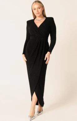 DYNASTY MAXI IN BLACK 15 DYNASTY MAXI IN BLACK -Clothing Discounts Shop LR DYNASTYDRESSINBLACK17 BLC25