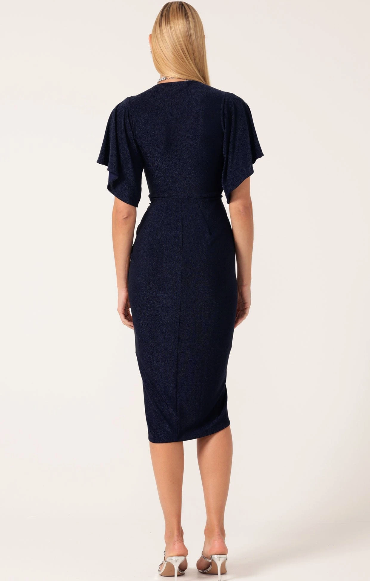 THE EMPORIUM DRESS IN NAVY 10 THE EMPORIUM DRESS IN NAVY - Image 8