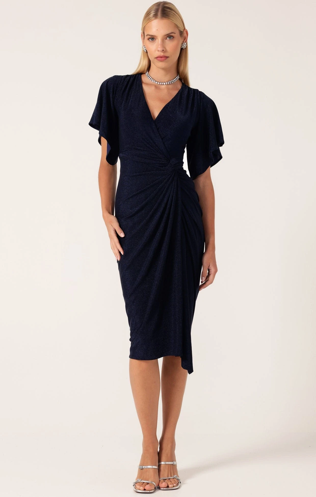 THE EMPORIUM DRESS IN NAVY 3 THE EMPORIUM DRESS IN NAVY