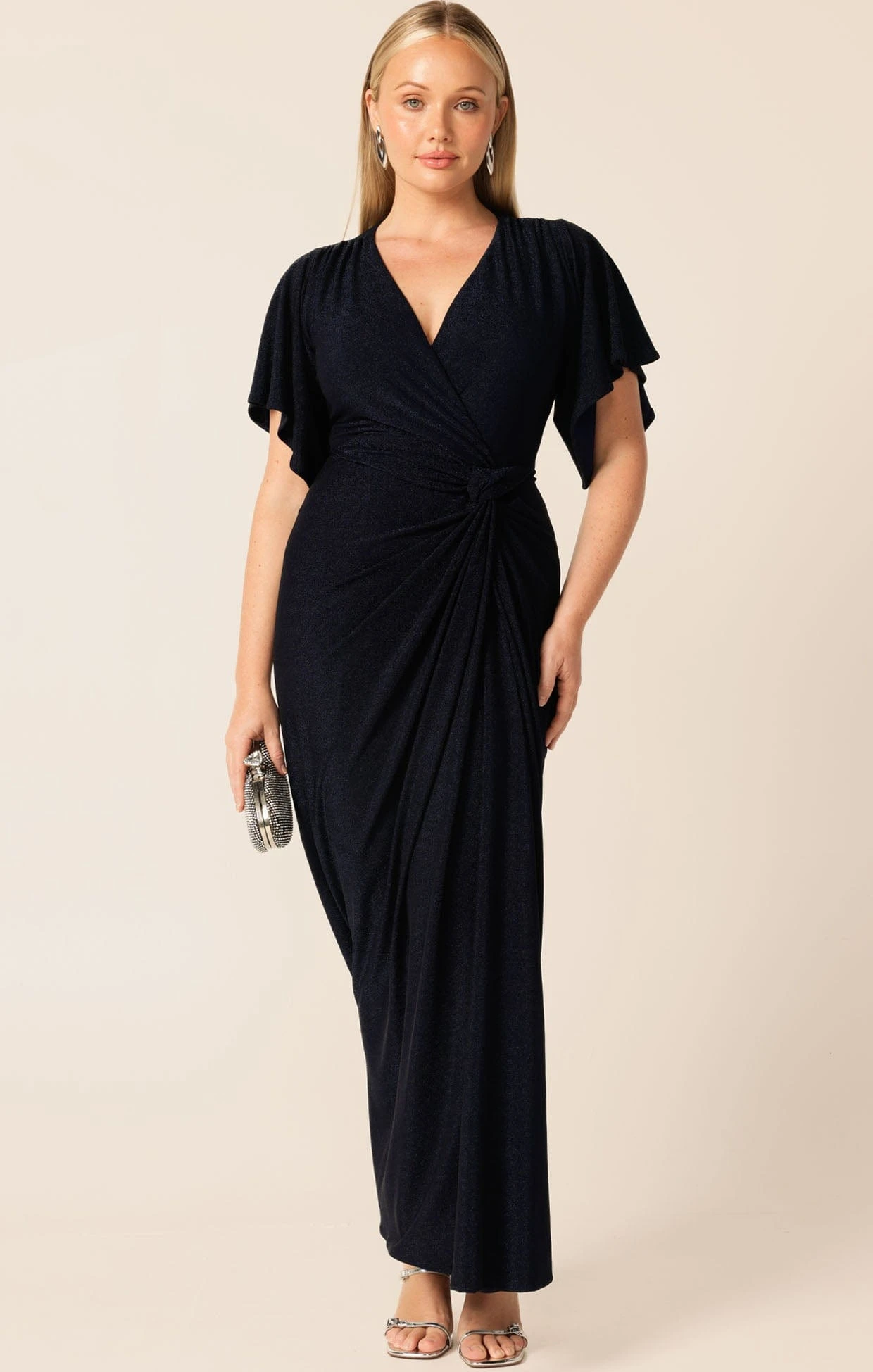 THE EMPORIUM MAXI DRESS IN NAVY 4 THE EMPORIUM MAXI DRESS IN NAVY - Image 2
