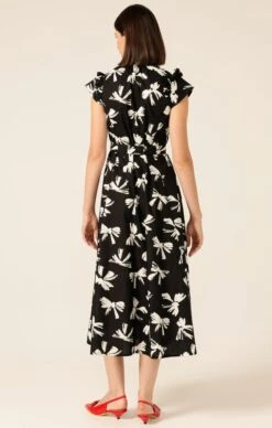 FABLE BOWS SHIRTMAKER 17 FABLE BOWS SHIRTMAKER -Clothing Discounts Shop LR FABLEBOWSSHIRTMAKERDRESSINBLACKWHITEBOW4 MADIA25