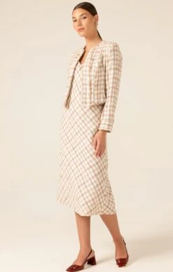 FAIRY NOOK JACKET 20 FAIRY NOOK JACKET -Clothing Discounts Shop LR FAIRYNOOKJACKETANDPETALPATHWAYDRESSINIVORYPEACHTWEED2 BELMAA25