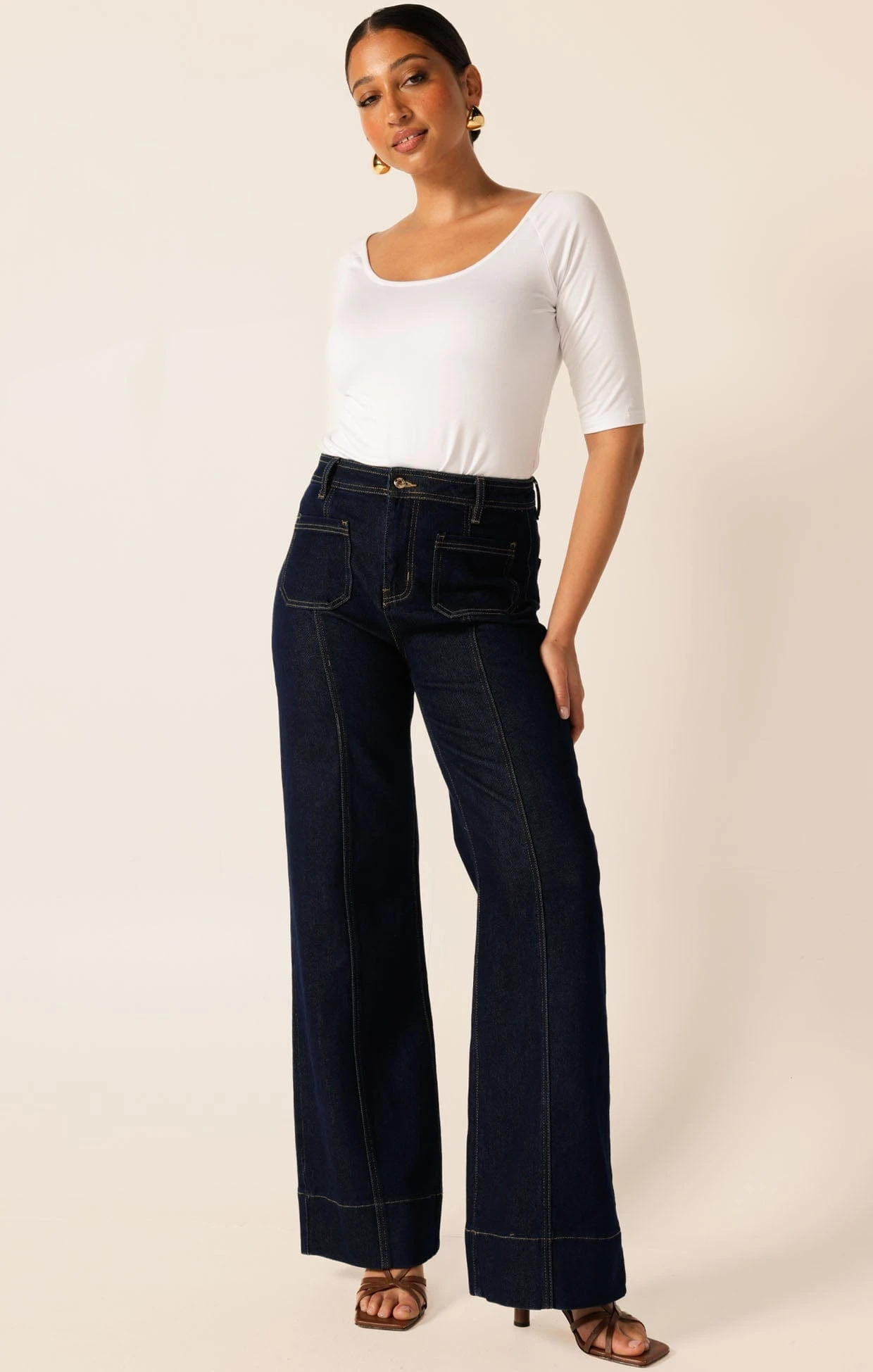 FARRAH WIDE LEG JEAN 5 FARRAH WIDE LEG JEAN - Image 3