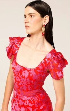 FIREBIRD DRESS 12 FIREBIRD DRESS -Clothing Discounts Shop LR FIREBIRDDRESSINREDPINKFLORAL73 MADIA25