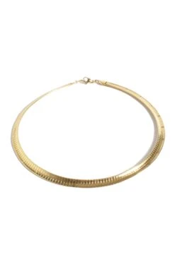 FLAT SNAKE CHAIN NECKLACE