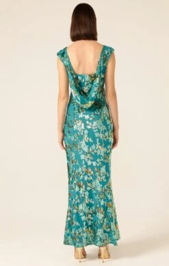 HEAVENLY HEIGHTS MAXI DRESS IN TURQUOISE -Clothing Discounts Shop LR HEAVENLYHEIGHTSMAXIDRESSINTURQUOISEGOLD2 MADIA25