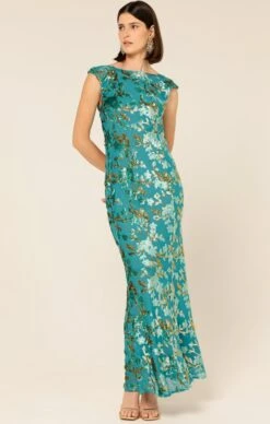 HEAVENLY HEIGHTS MAXI DRESS IN TURQUOISE -Clothing Discounts Shop LR HEAVENLYHEIGHTSMAXIDRESSINTURQUOISEGOLD53 MADIA25