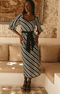 LATTICE BRIDGE DRESS -Clothing Discounts Shop LR LATTICEBRIDGEDRESSCAMPAIGN25117 IZAAC25