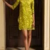LAYLA SHIFT DRESS CHARTREUSE 1 LAYLA SHIFT DRESS CHARTREUSE -Clothing Discounts Shop LR LAYLASHIFTDRESSINCHARTRUESESPRINGCAMPAIGN202528 DIYA25
