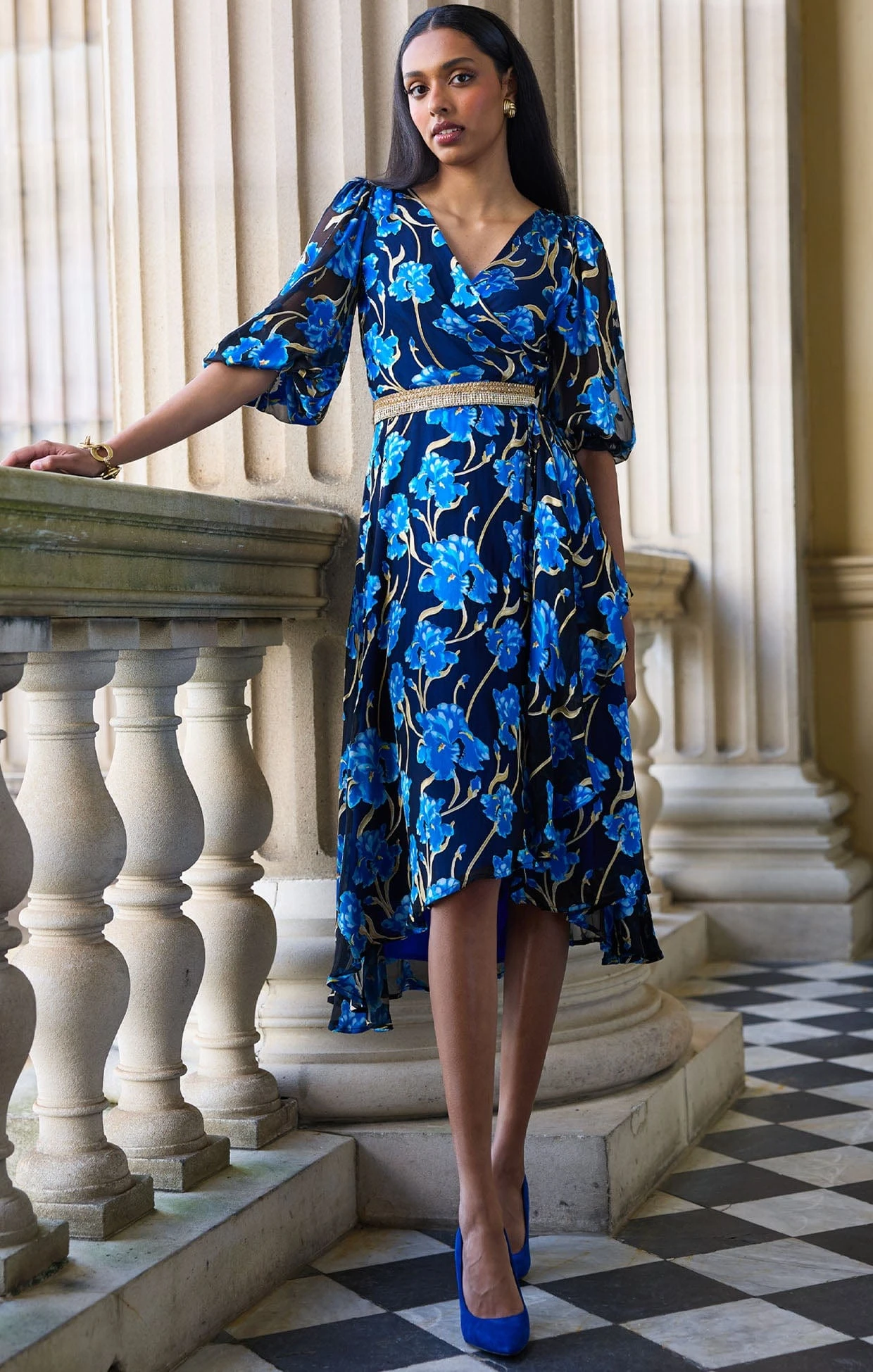 LINNEE WRAP MIDI DRESS 3 LINNEE WRAP MIDI DRESS