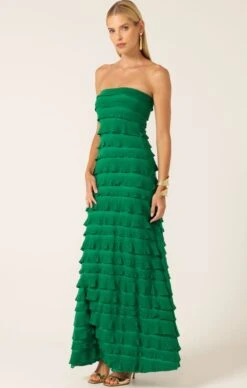 MADDISON MAXI DRESS IN EMERALD -Clothing Discounts Shop LR MADDISONMAXIDRESSINEMERALD29 KAROLINAWCK25