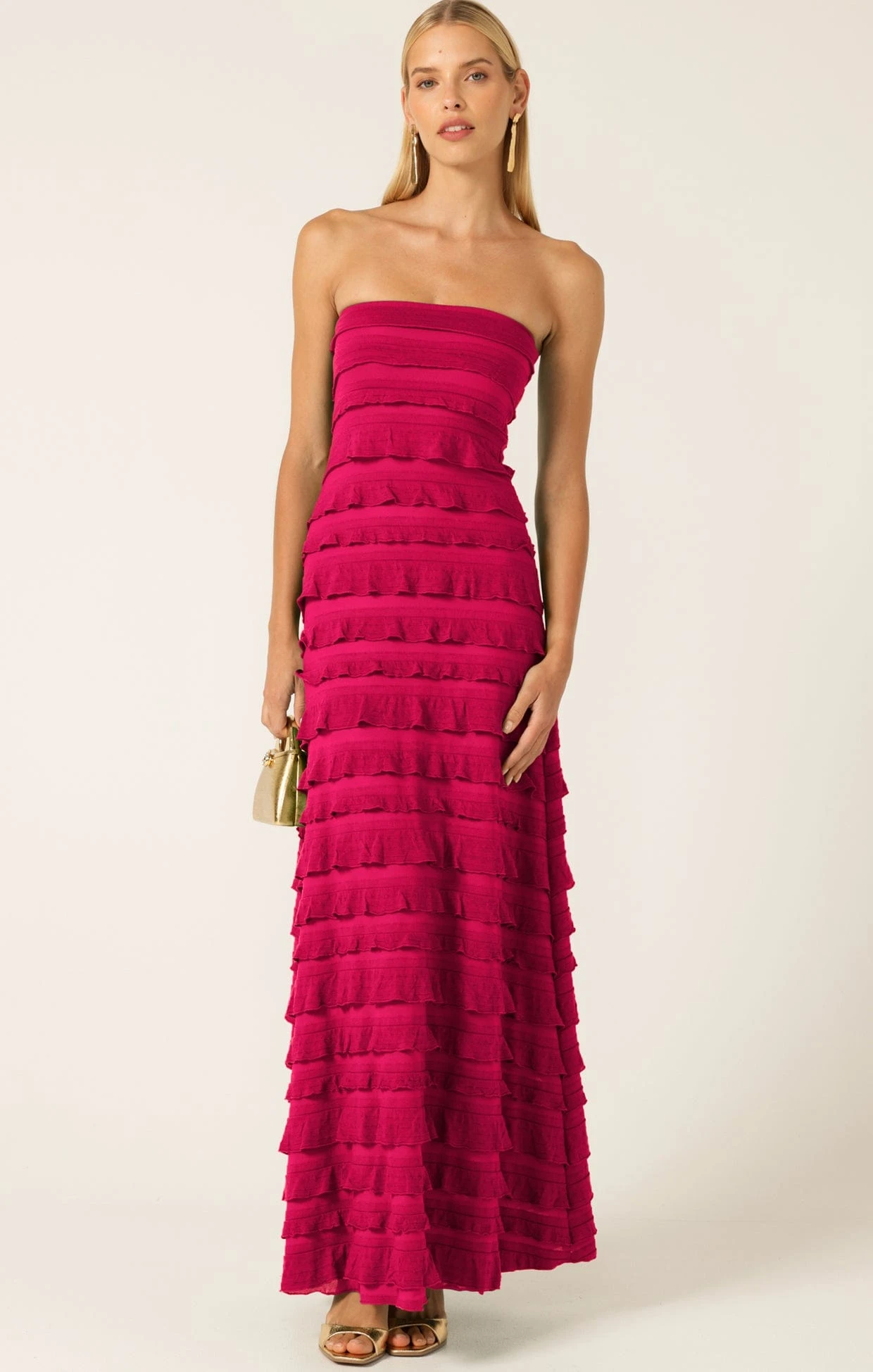 MADDISON DRESS IN RASPBERRY 3 MADDISON DRESS IN RASPBERRY