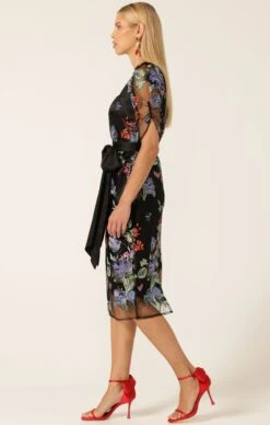 MONT TOMBE DRESS -Clothing Discounts Shop LR MONTTOMBEDRESSINEMEBROIDEREDFLORAL31 KAROLINAWCK25