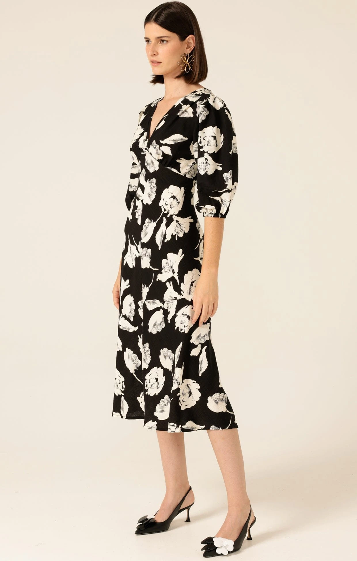 MOONBEAM MEADOW MIDI DRESS 6 MOONBEAM MEADOW MIDI DRESS - Image 4
