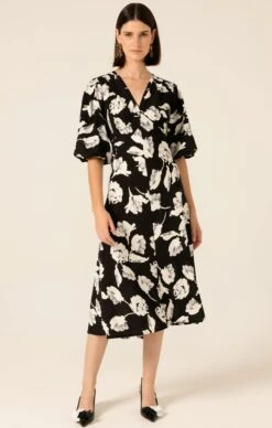 MOONBEAM MEADOW MIDI DRESS