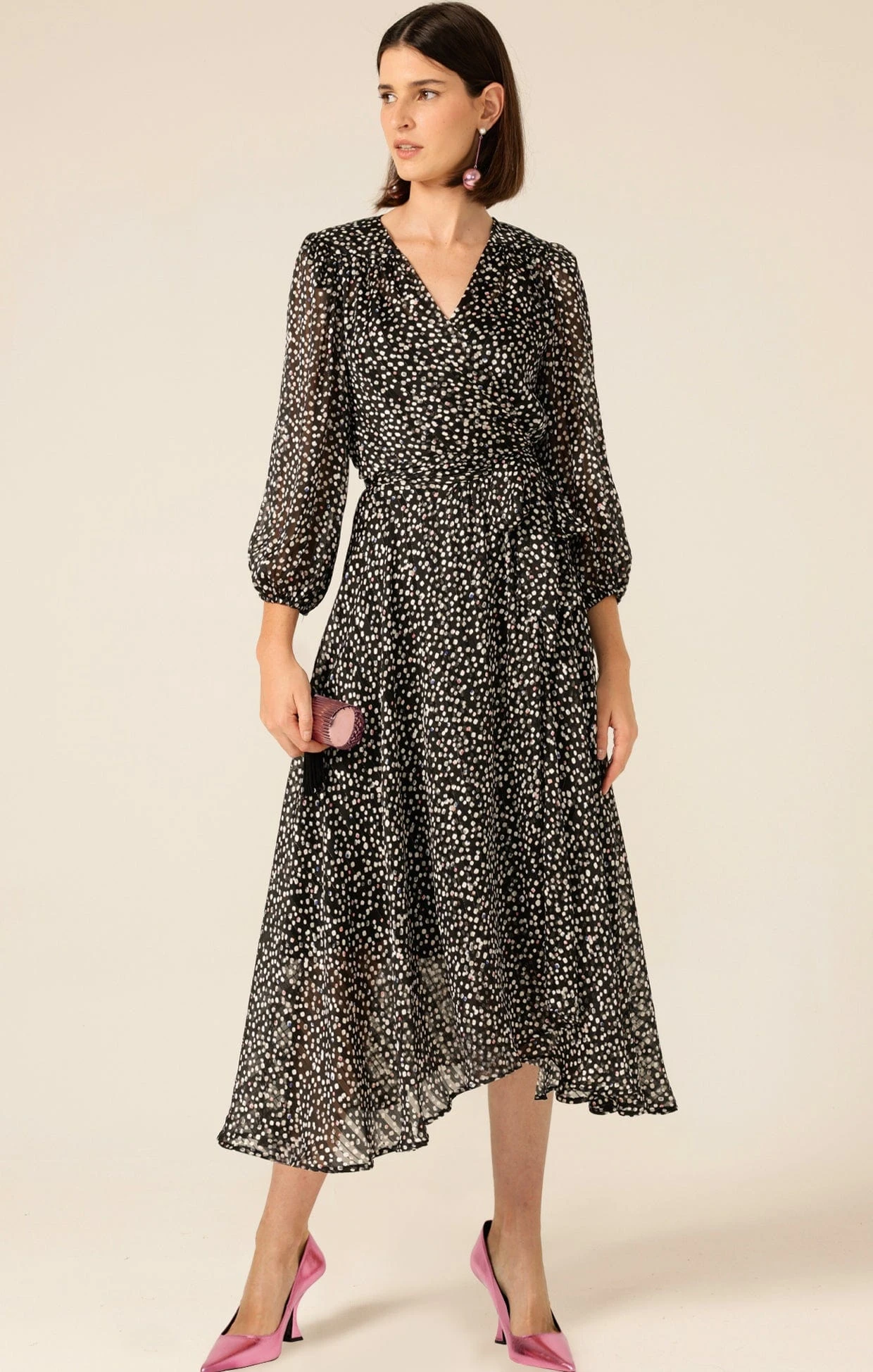 MOONLIT MAZE WRAP DRESS 3 MOONLIT MAZE WRAP DRESS