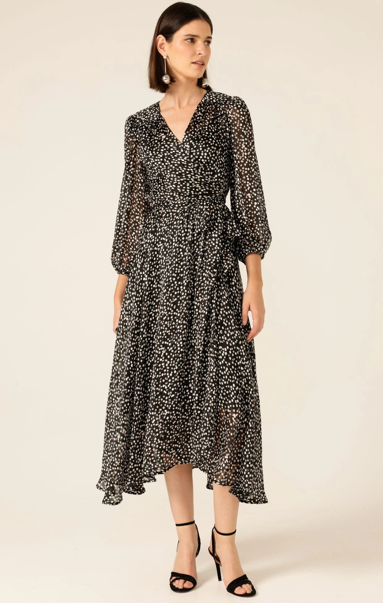 MOONLIT MAZE WRAP DRESS 9 MOONLIT MAZE WRAP DRESS - Image 7