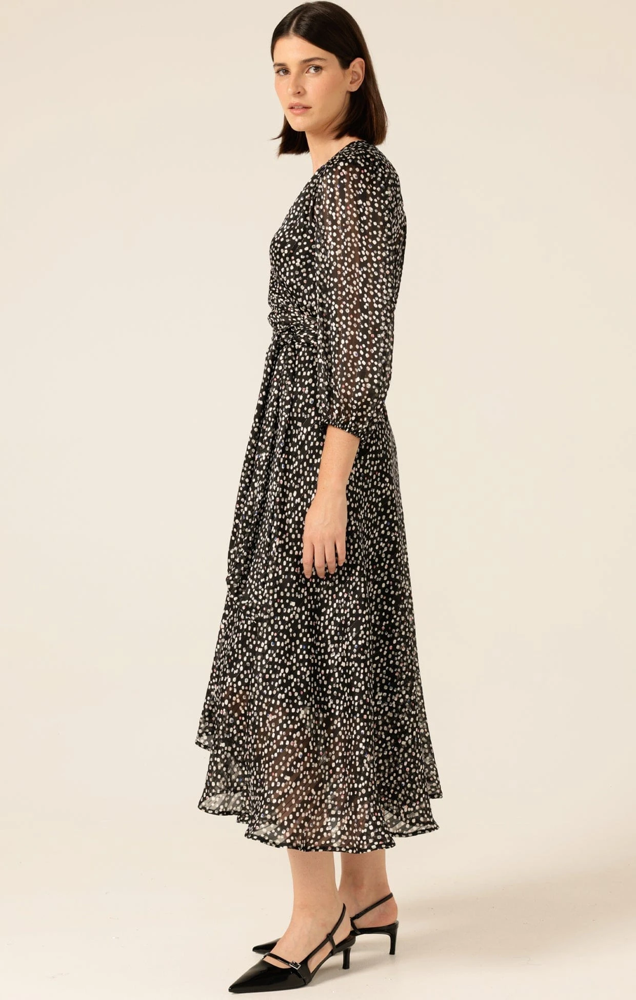 MOONLIT MAZE WRAP DRESS 10 MOONLIT MAZE WRAP DRESS - Image 8