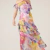 PARADISE TANAGER DRESS 2 PARADISE TANAGER DRESS -Clothing Discounts Shop LR PARADISETANAGERDRESSINWATERCOLOURFLORAL80 DANZSS24