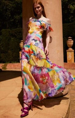 PARADISE TANAGER DRESS 13 PARADISE TANAGER DRESS -Clothing Discounts Shop LR PARADISETANAGERDRESSSPRINGCAMPAIGN24231 LUCIASC24