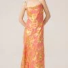 PEACH PHEASANT DRESS 1 PEACH PHEASANT DRESS -Clothing Discounts Shop LR PEACHGOLDENPHEASANTDRESSINCORALGOLDFLOWER21 DANZSS24