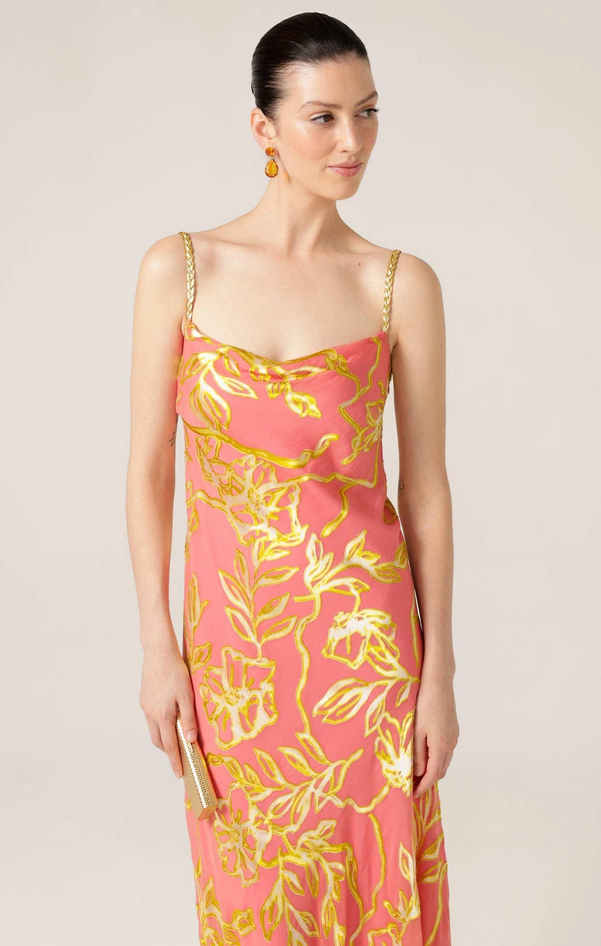 PEACH PHEASANT DRESS 6 PEACH PHEASANT DRESS - Image 4