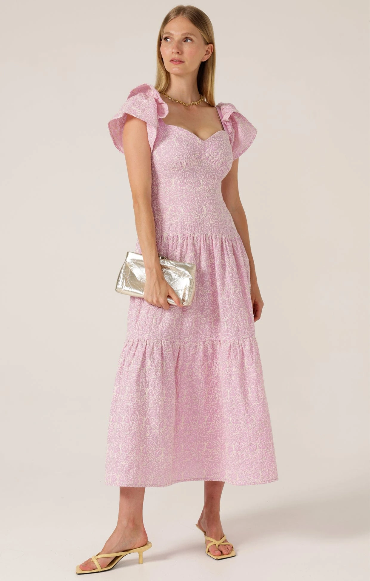 PINK GALLAH MAXI DRESS 3 PINK GALLAH MAXI DRESS